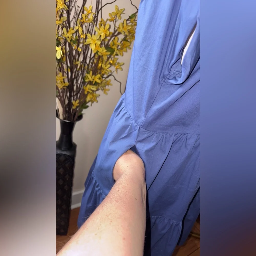 Pinch Navy Cotton Mini Dress size S - Picture 7 of 14